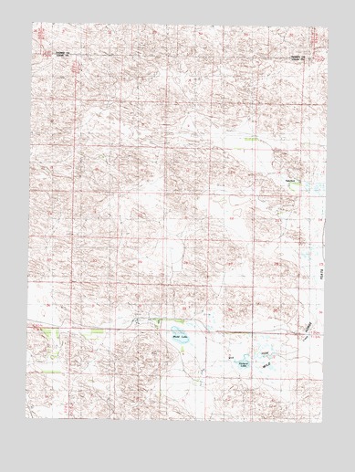 Mudd Lake, NE USGS Topographic Map