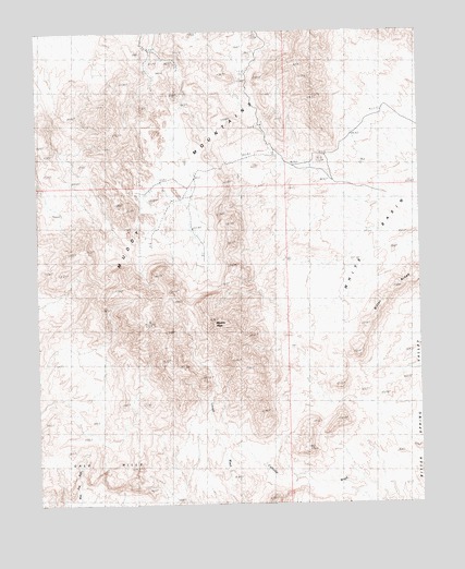 Muddy Peak, NV USGS Topographic Map