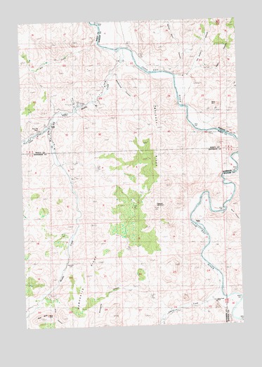 Muddy Ranch, OR USGS Topographic Map