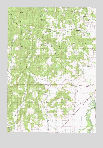 Muddy Valley, OR USGS Topographic Map