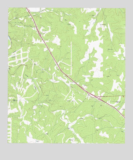 Mudge Draw, TX USGS Topographic Map