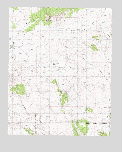 Muggins Flat, AZ USGS Topographic Map