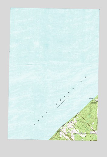Muggun Creek, MI USGS Topographic Map