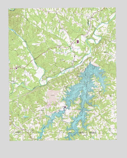 Belews Lake, NC USGS Topographic Map