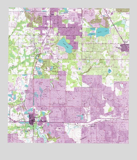 Mulberry, FL USGS Topographic Map