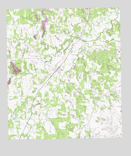 Muldoon, TX USGS Topographic Map