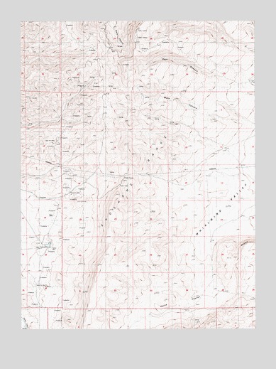 Mule Canyon, NV USGS Topographic Map