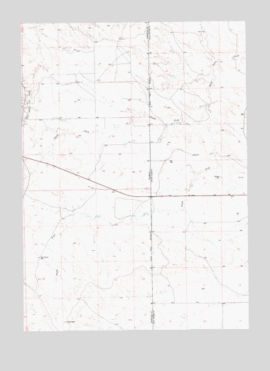 Mule Creek SE, WY USGS Topographic Map