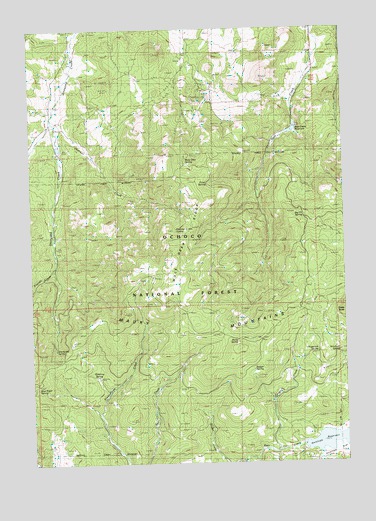 Mule Deer Ridge, OR USGS Topographic Map