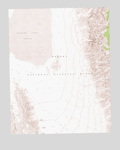 Mule Deer Ridge NW, NV USGS Topographic Map