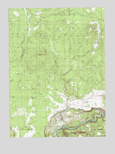 Mule Hill, OR USGS Topographic Map