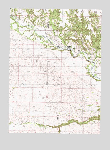 Muleshoe Creek, NE USGS Topographic Map