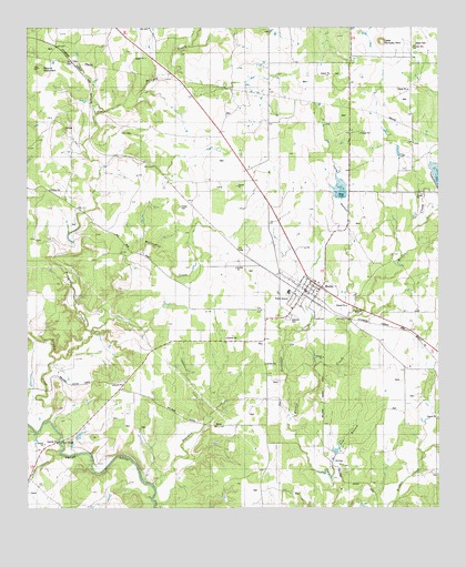 Mullin, TX USGS Topographic Map