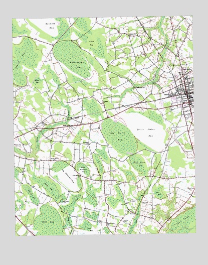 Mullins, SC USGS Topographic Map