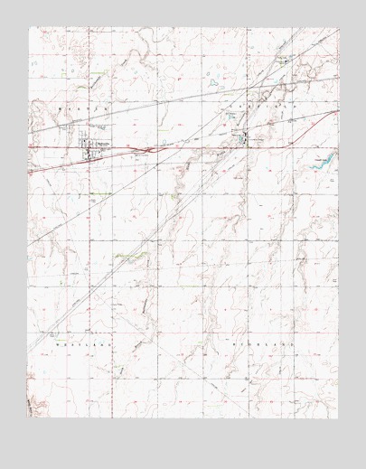 Mullinville, KS USGS Topographic Map
