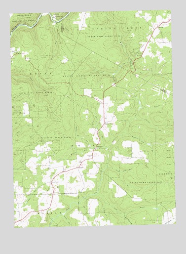 Munderf, PA USGS Topographic Map