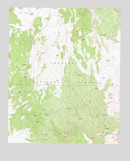 Munds Draw, AZ USGS Topographic Map