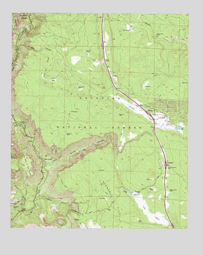 Munds Park, AZ USGS Topographic Map