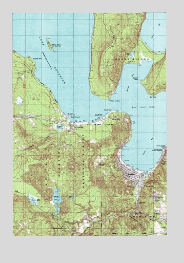 Munising, MI USGS Topographic Map