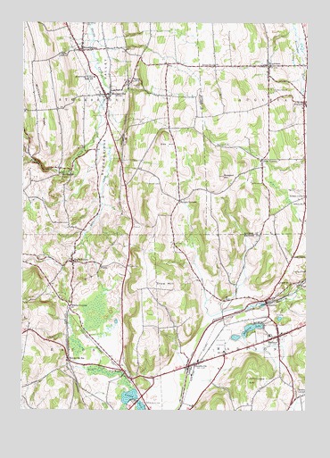 Munnsville, NY USGS Topographic Map