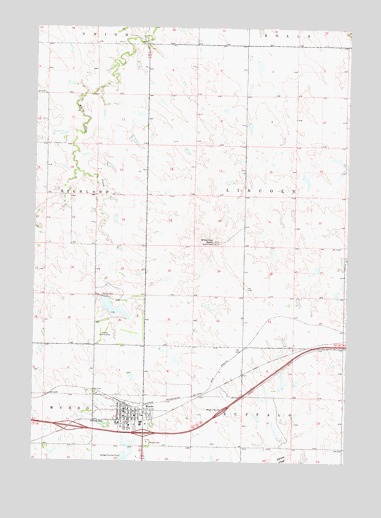 Murdo, SD USGS Topographic Map