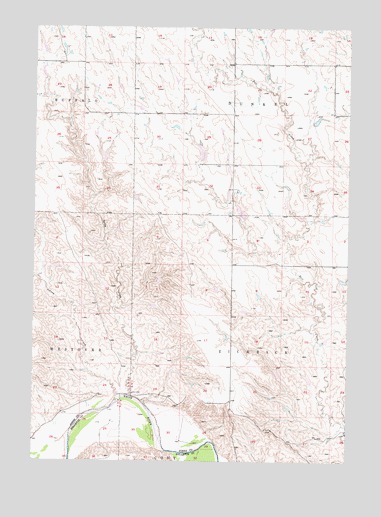 Murdo SE, SD USGS Topographic Map