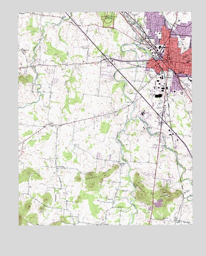 Murfreesboro, TN USGS Topographic Map