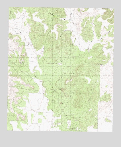 Murph Draw, TX USGS Topographic Map