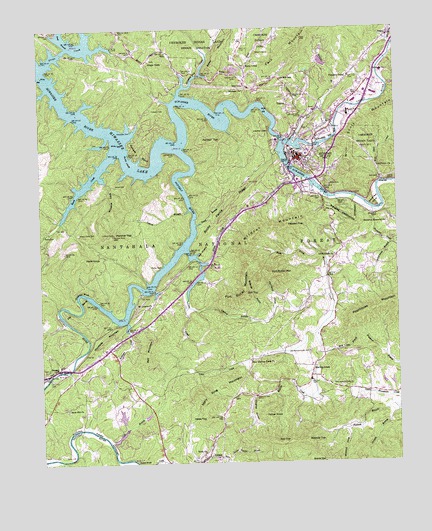 Murphy, NC USGS Topographic Map