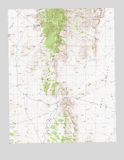 Murphy Gap, NV USGS Topographic Map