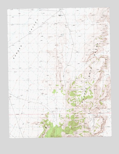 Murphy Gap NW, NV USGS Topographic Map
