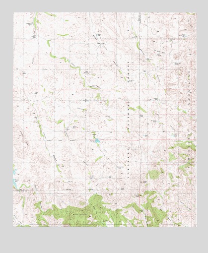 Murphy Peak, AZ USGS Topographic Map