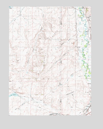 Murphy Ridge, UT USGS Topographic Map