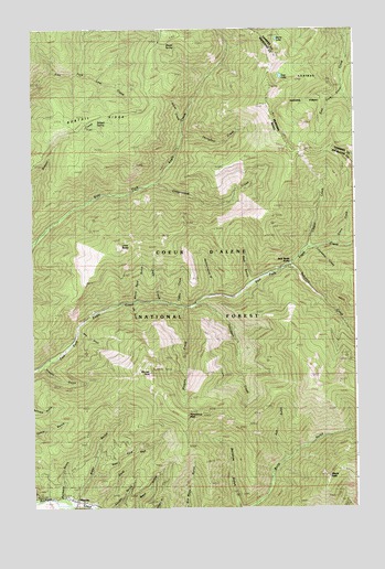 Murray, ID USGS Topographic Map