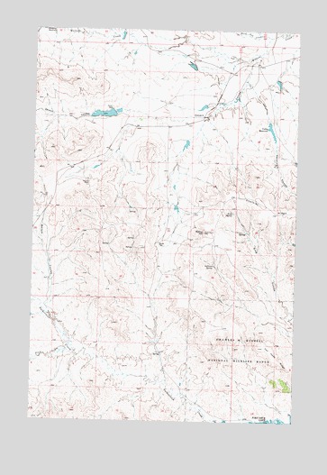 Murray Hill, MT USGS Topographic Map