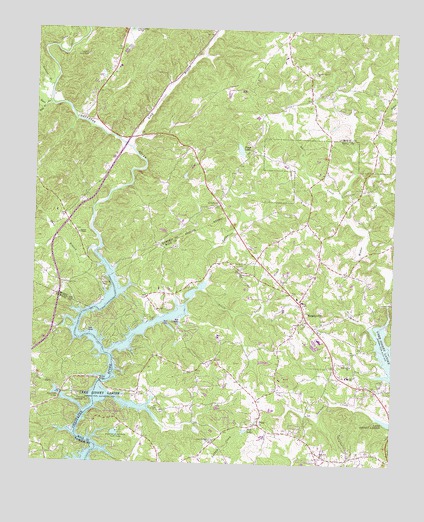 Murrayville, GA USGS Topographic Map