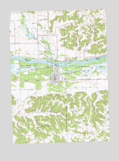 Muscoda, WI USGS Topographic Map