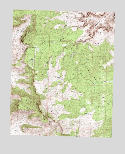 Music Mountains NE, AZ USGS Topographic Map
