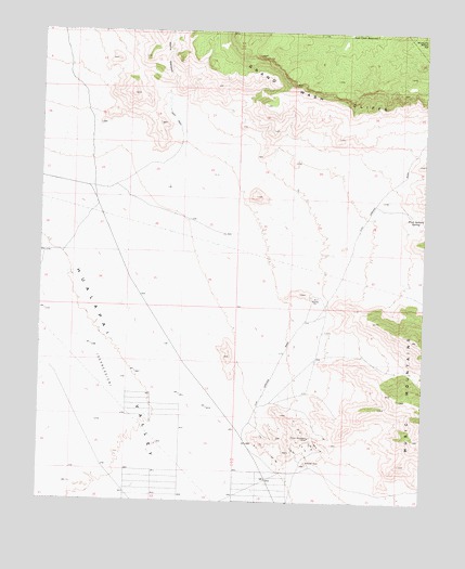 Music Mountains NW, AZ USGS Topographic Map