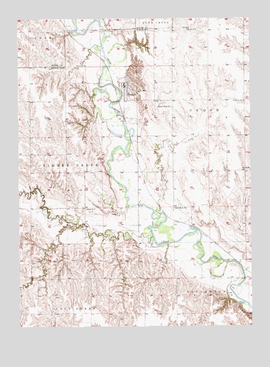 Belgrade, NE USGS Topographic Map
