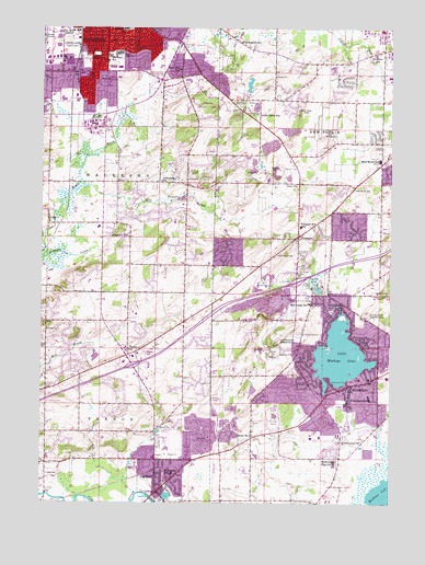 Muskego, WI USGS Topographic Map
