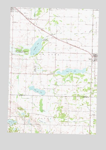 Belgrade, MN USGS Topographic Map