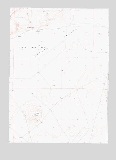 Mustang Butte, OR USGS Topographic Map