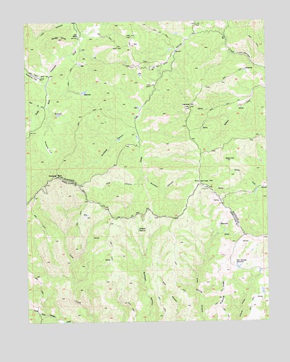 Mustang Peak, CA USGS Topographic Map