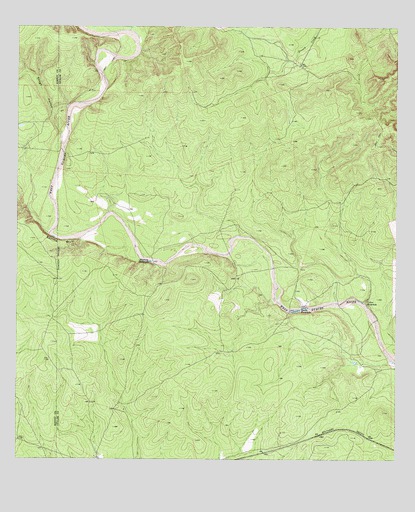 Mustang Waterhole, TX USGS Topographic Map