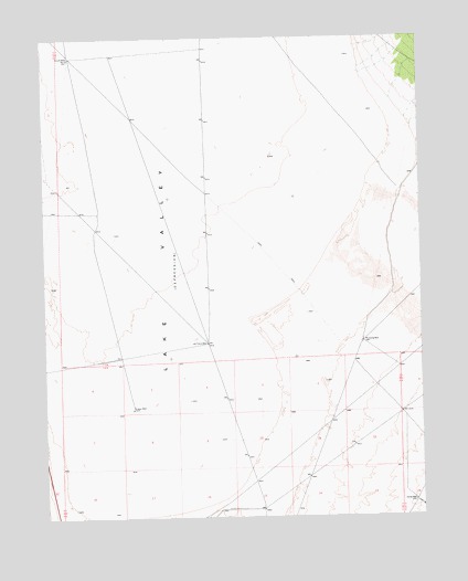 Mustang Well, NV USGS Topographic Map