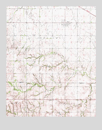 Mutual, OK USGS Topographic Map