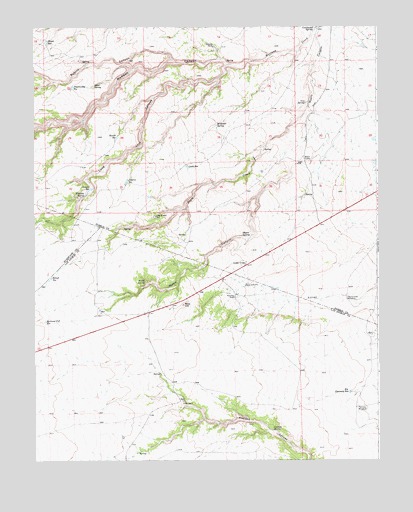 Myers Canyon, CO USGS Topographic Map