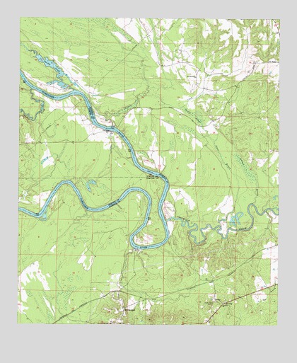 Myrtlewood North, AL USGS Topographic Map
