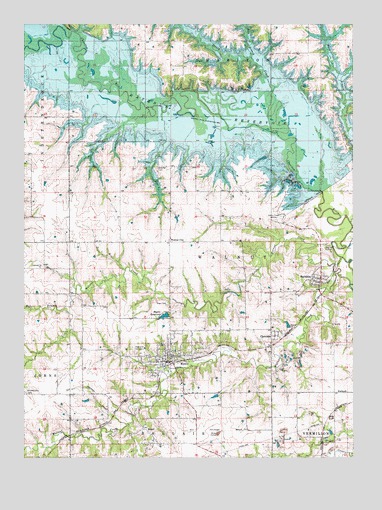 Mystic, IA USGS Topographic Map